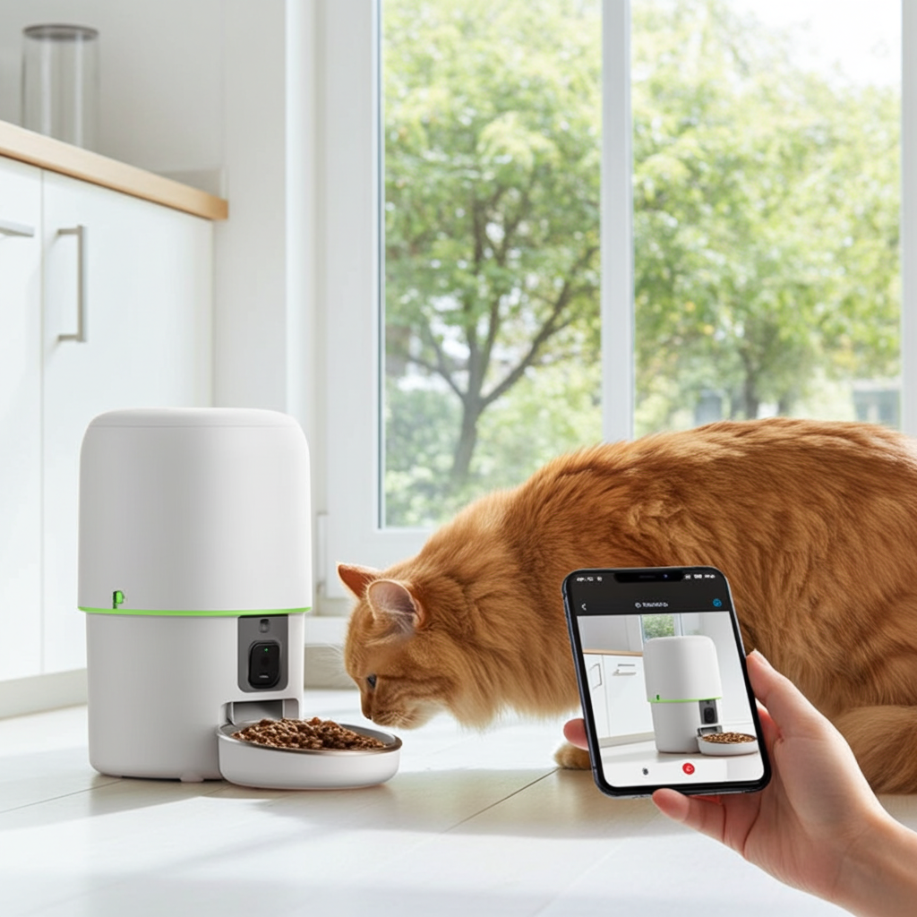Automatic Pet Feeder Intelligent Remote Video Control