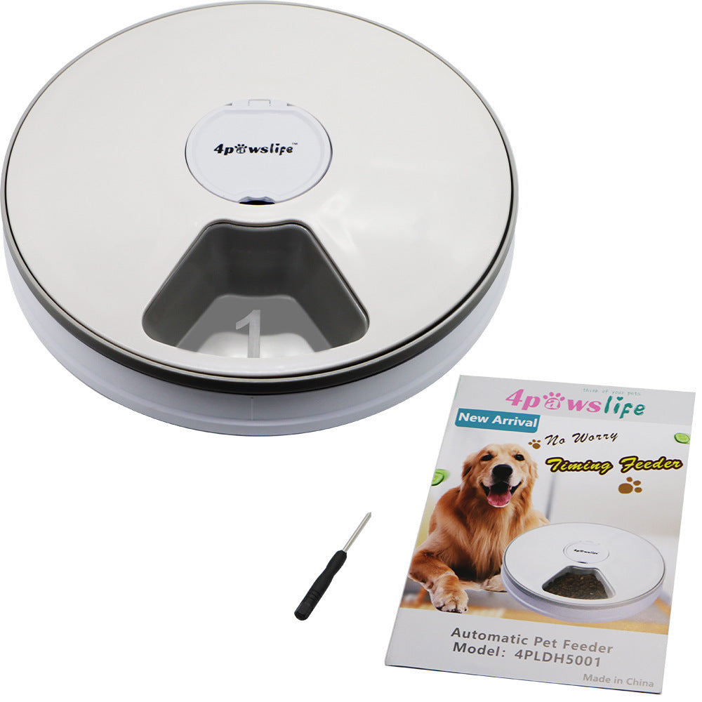 Automatic pet feeder with timer - smart feeding for dogs and cats