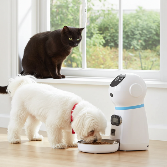 Automatic Pet Feeder - Smart Scheduled Feeding for Cats & Dogs | Paws GPS