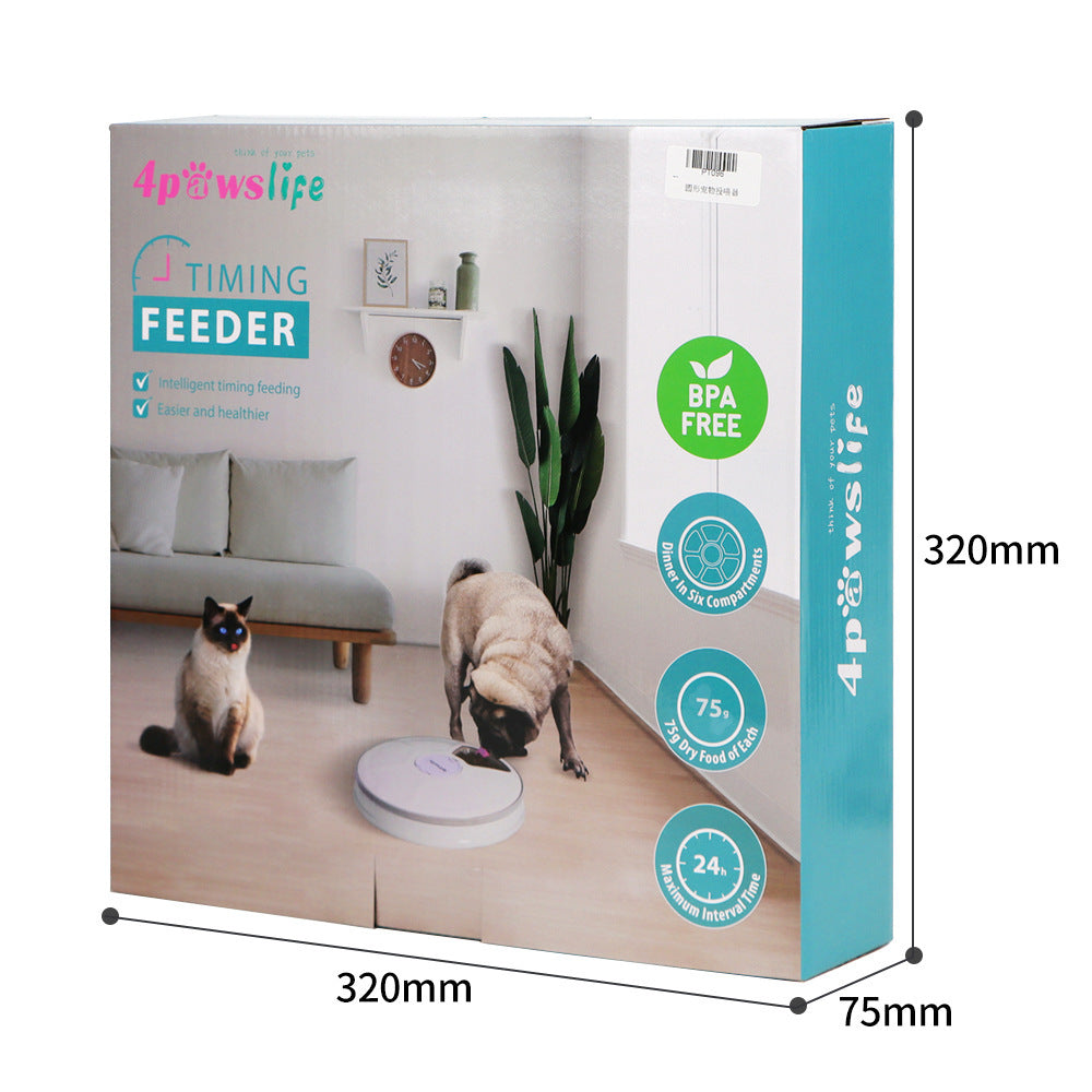 Automatic pet feeder with timer - smart feeding for dogs and cats