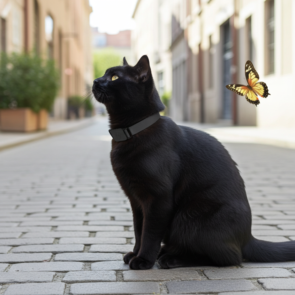 Pet Positioning Collar with Bluetooth Tracker - Anti-Lost Device