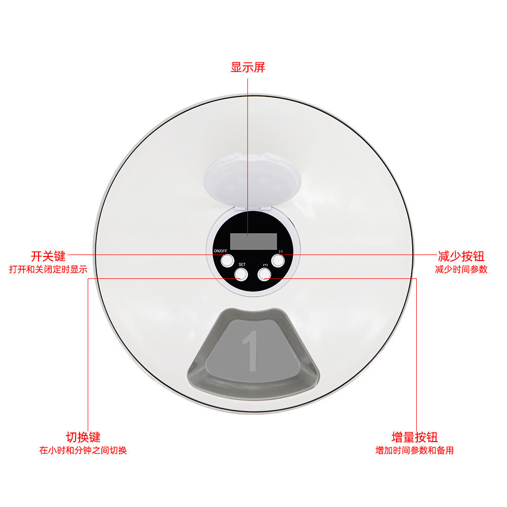 Automatic pet feeder with timer - smart feeding for dogs and cats