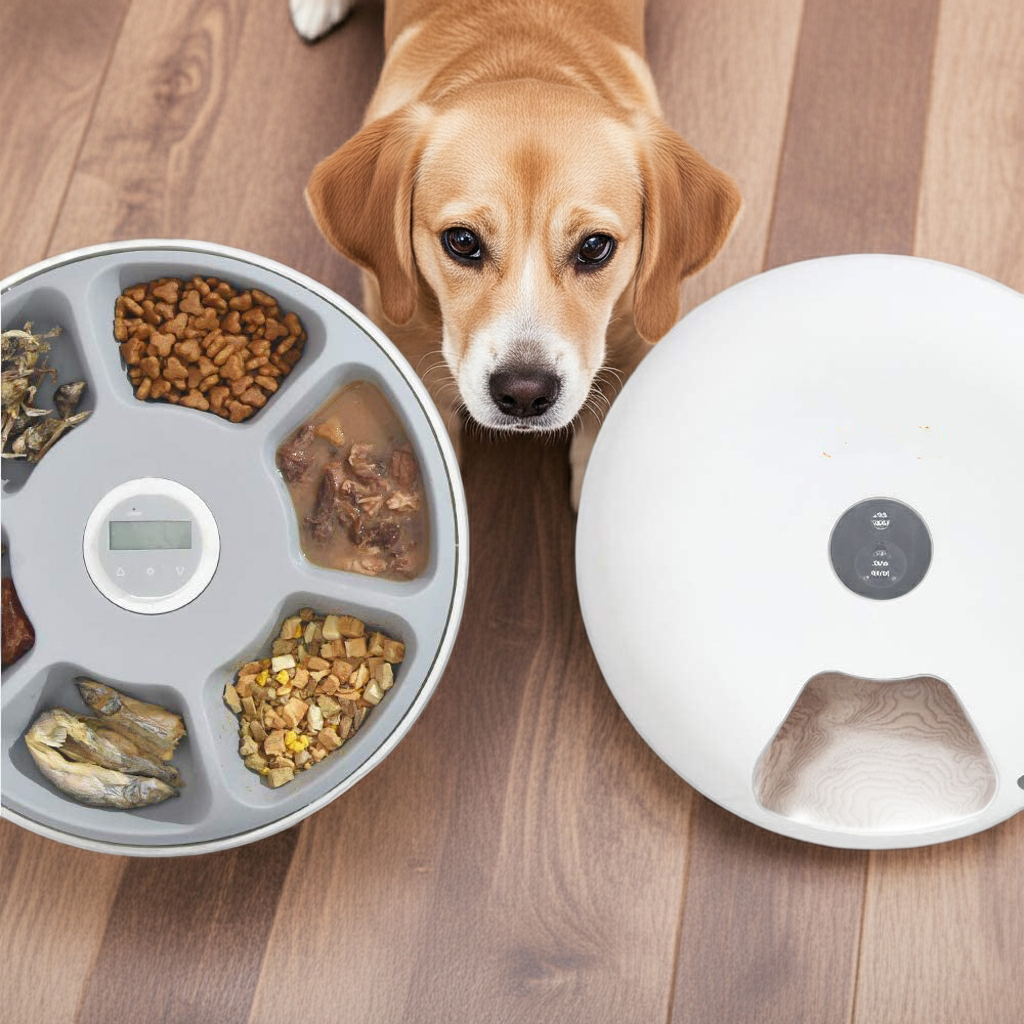 Automatic Feeder Pet Cats And Dogs Snacks