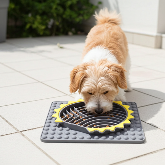 Slow Feeder Dog Bowl - Licking Mat for Dogs & Cats