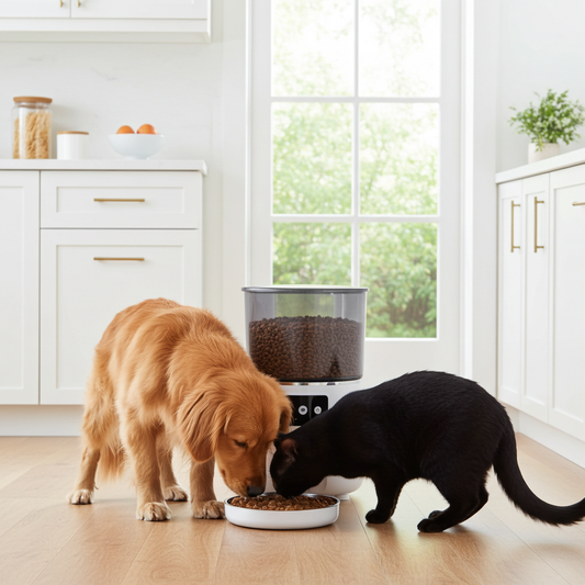 Pet 4L Smart Graffiti APP Automatic Pet Feeder