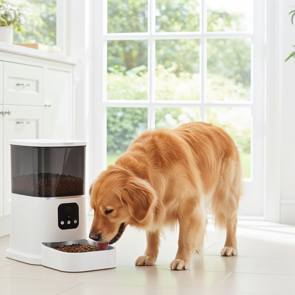 6L Smart Pet Feeder with WiFi, Camera & Voice Recording