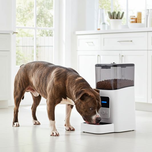 Automatic Pet Feeder - Timed Feeding for Cats & Dogs | Paws GPS