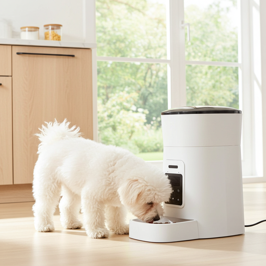 4L Automatic Pet Feeder - Transparent Top, Detachable Tray | Paws GPS